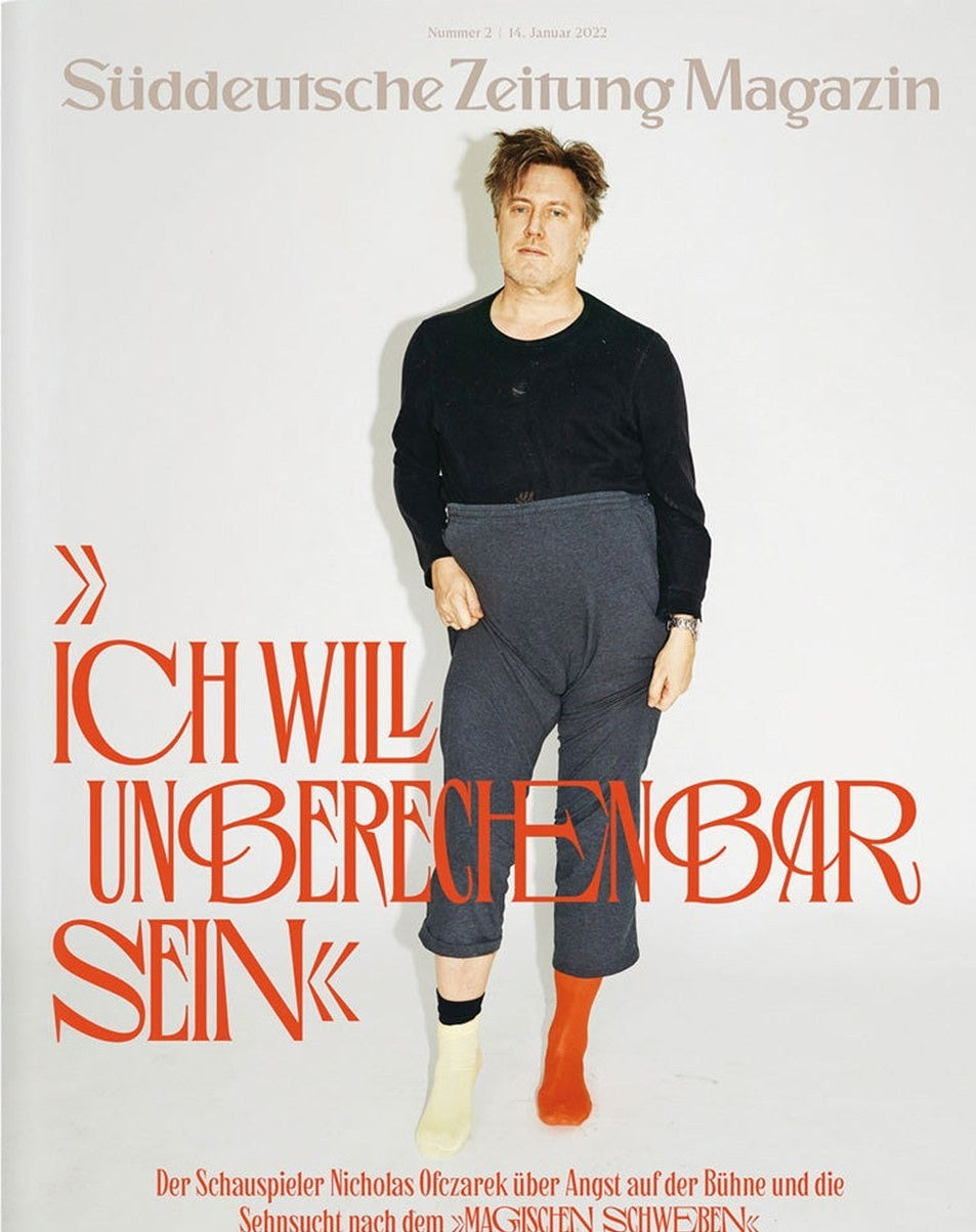 Süddeutsche Zeitung Magazin Deutschland 2022-02 Nicholas Ofczarek