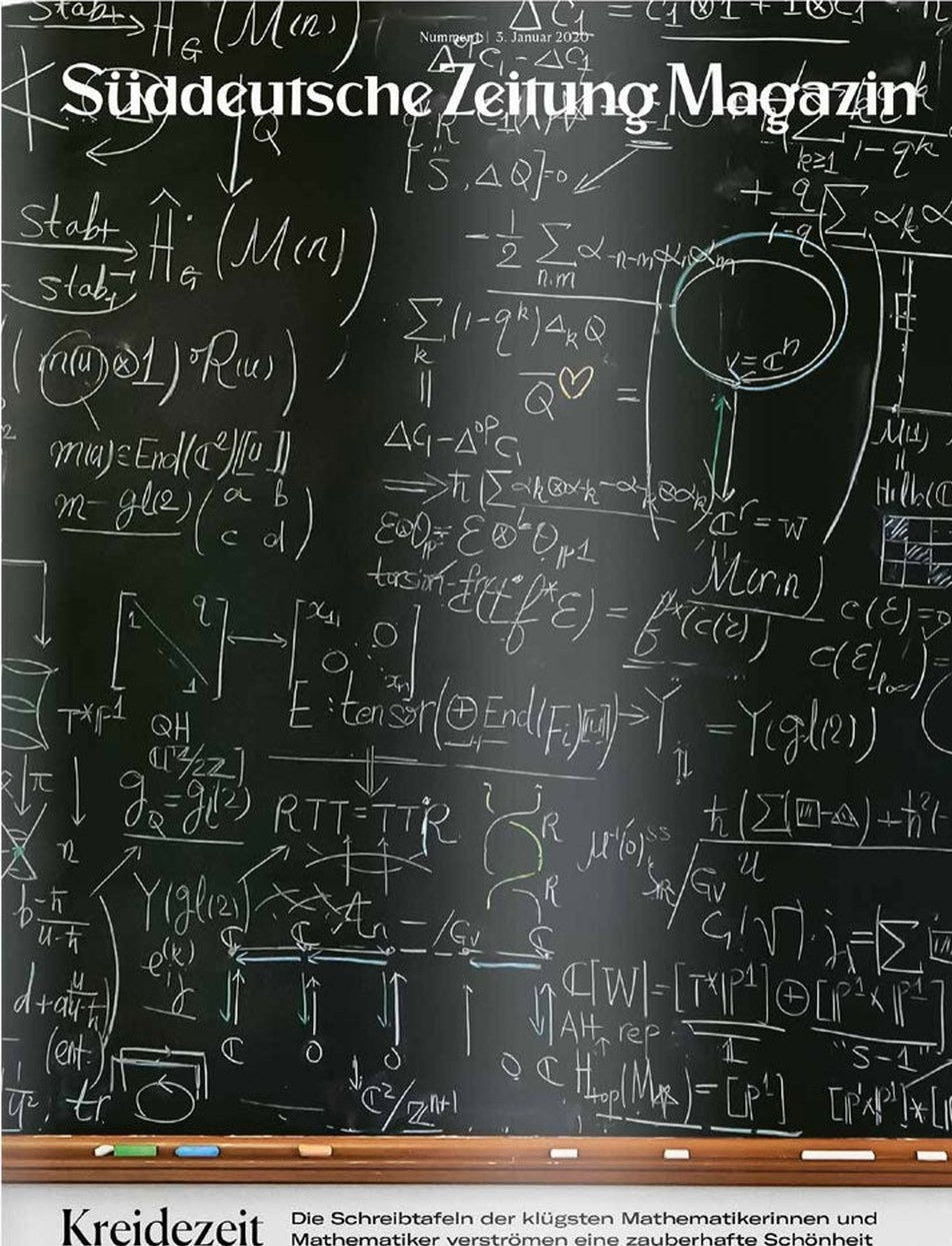 Süddeutsche Zeitung Magazin Deutschland 2020-01 Mathematik Tafelkunst Algebraische Geometrie