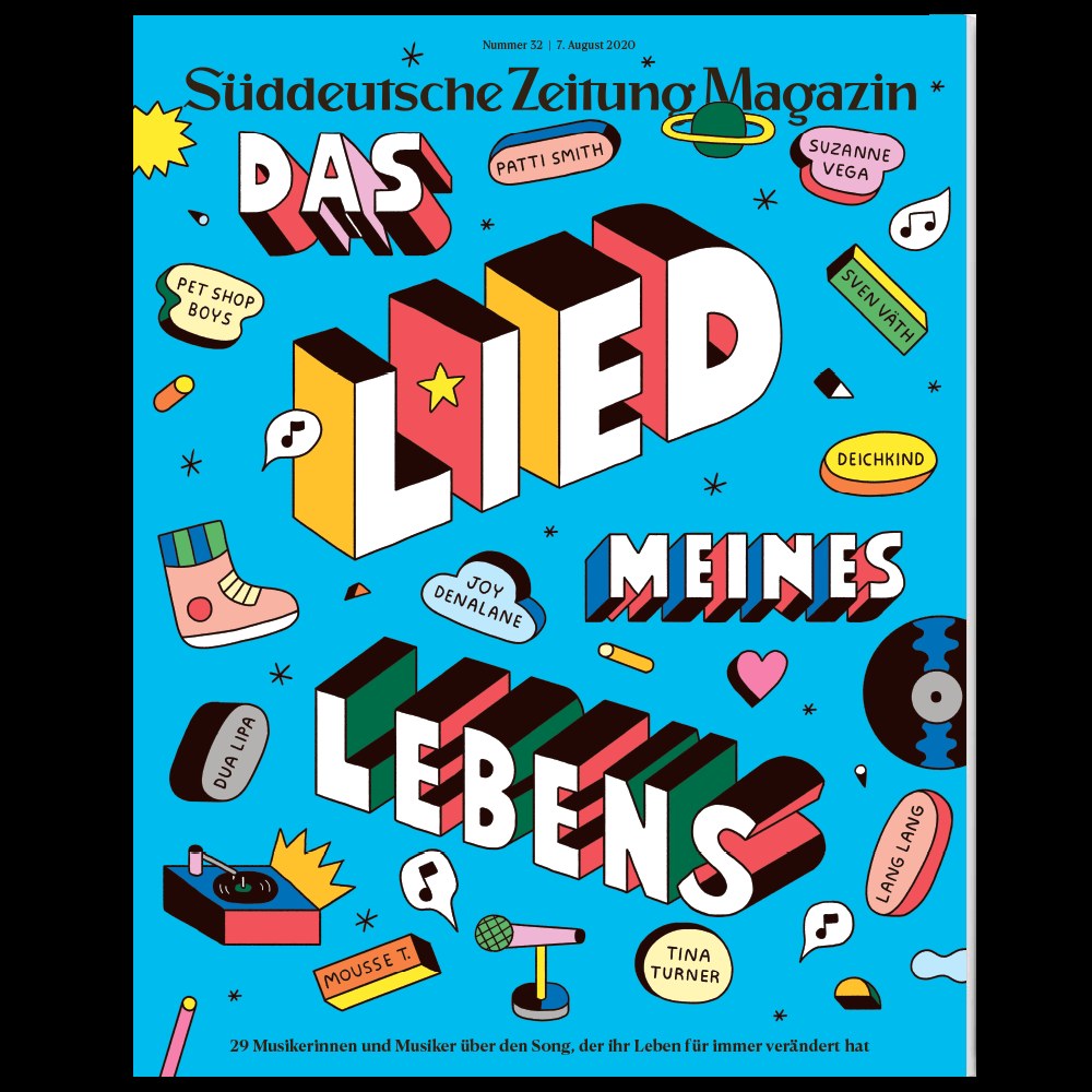 Süddeutsche Zeitung Magazin Deutschland 2020-32 Patti Smith Suzanne Vega Dua Lipa Joy Denalane Sven Väth