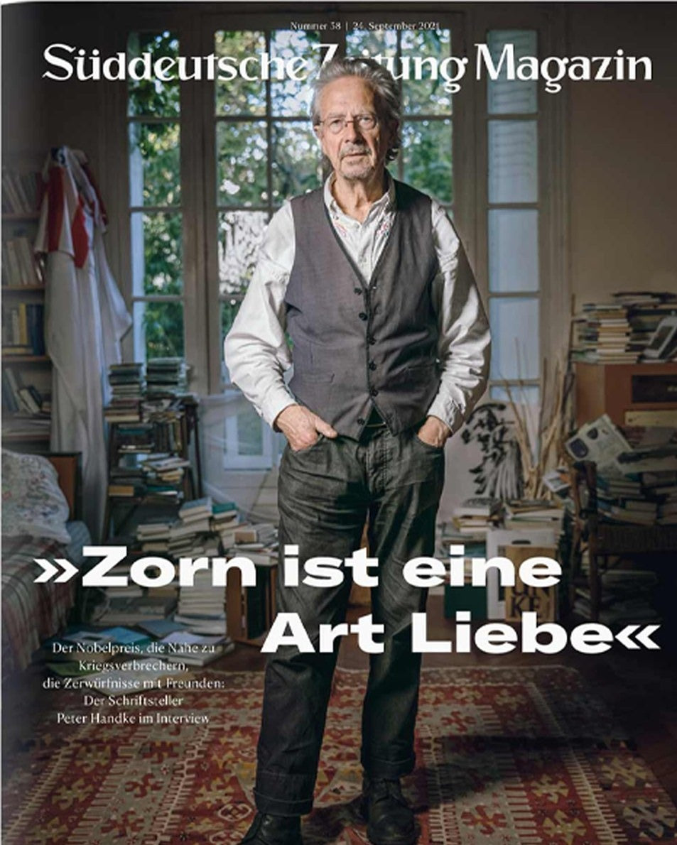 Süddeutsche Zeitung Magazin Deutschland 2021-38 Peter Handke