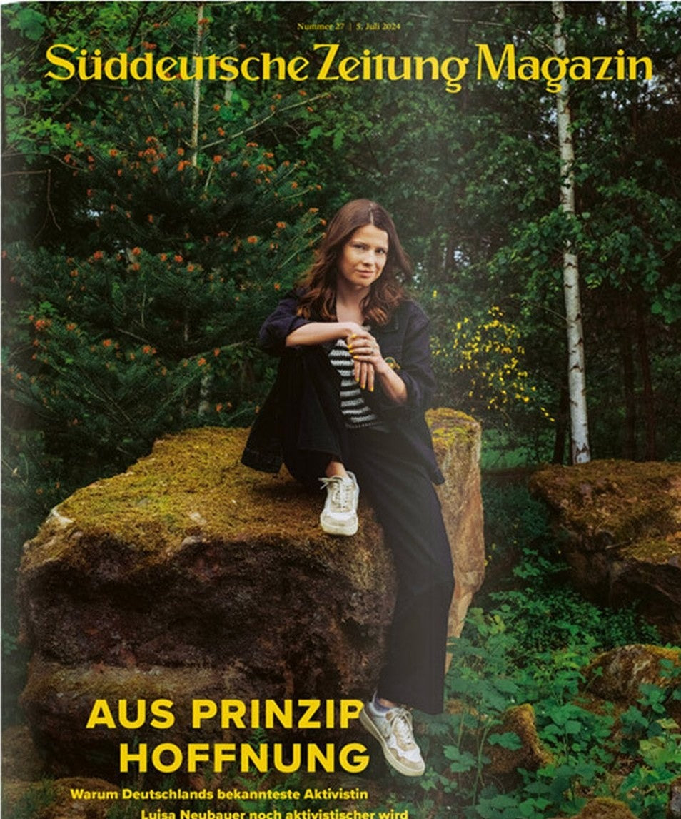 Süddeutsche Zeitung Magazin Deutschland 2024-27 Luisa Neubauer