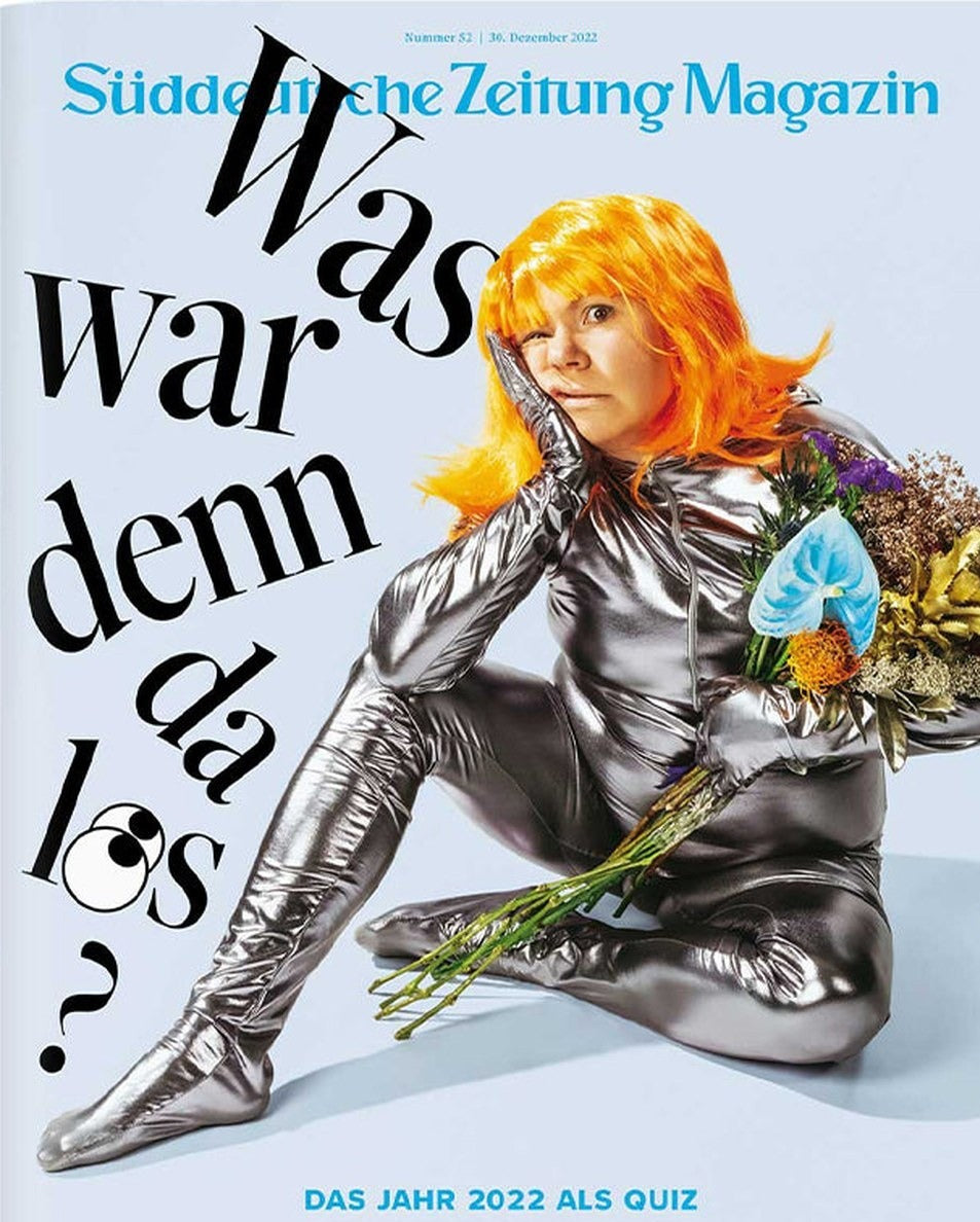 Süddeutsche Zeitung Magazin Deutschland 2022-52 Jahresrückblick 2022 Quiz Silberner Bodysuit