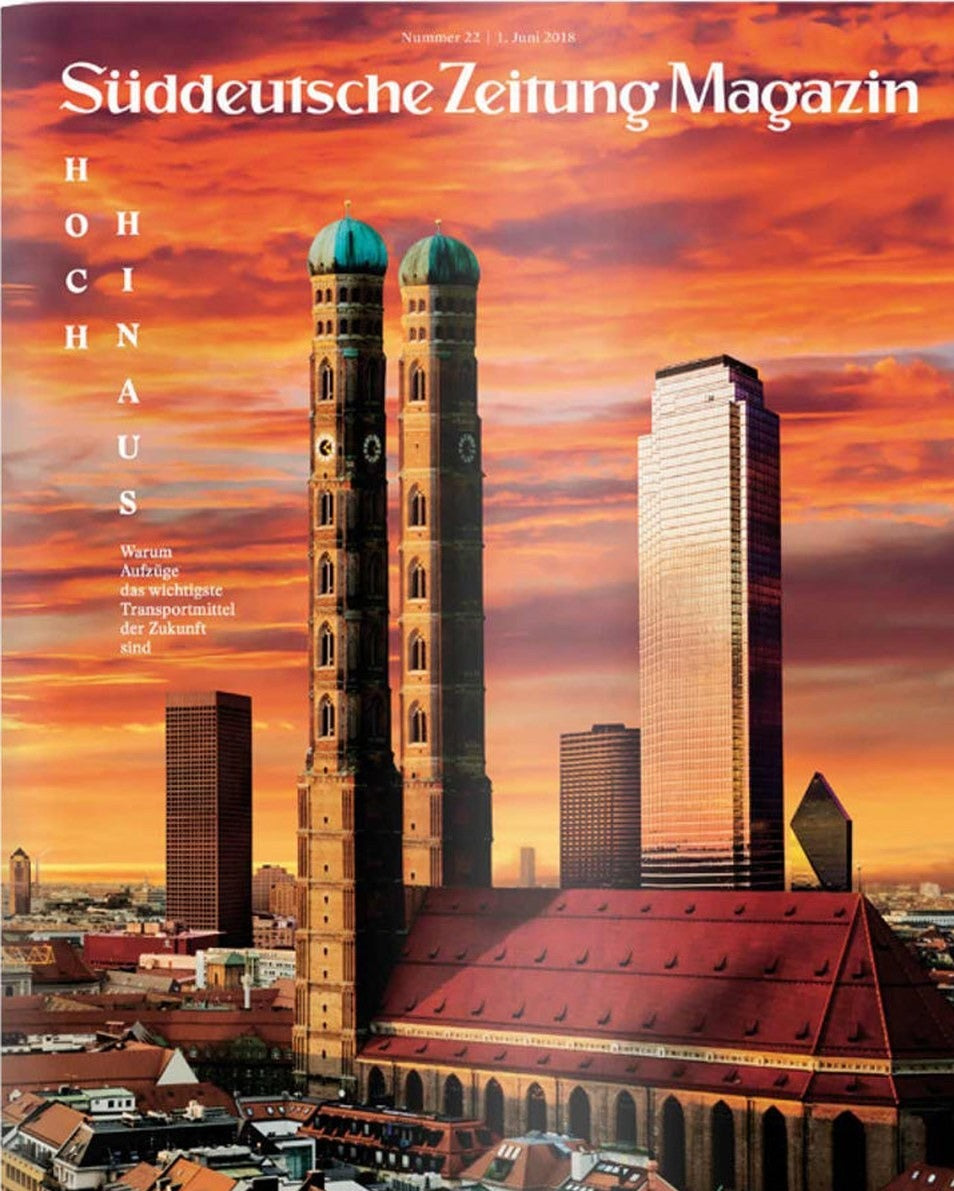 Süddeutsche Zeitung Magazin Deutschland 2018-22 Münchner Frauenkirche Wolkenkratzer Stadtarchitektur