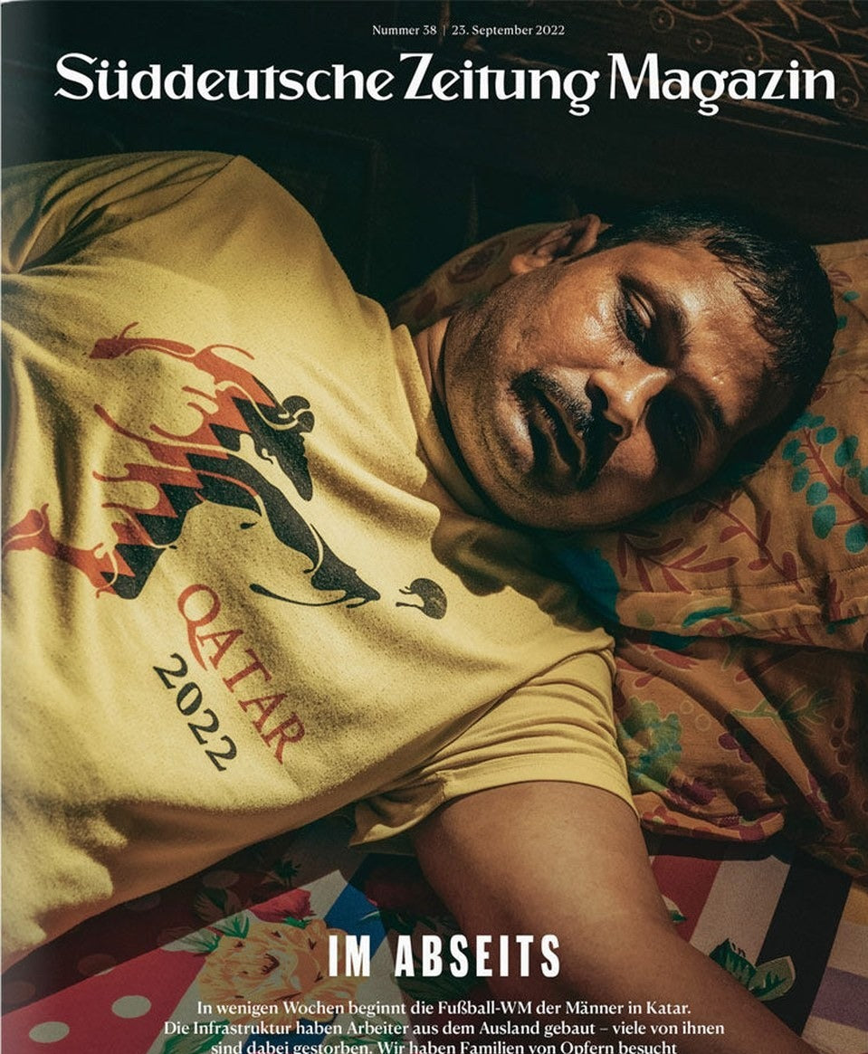 Süddeutsche Zeitung Magazin Deutschland 2022-38 FIFA WM 2022 Katar Migrantenarbeiter-Tote Ausbeutung