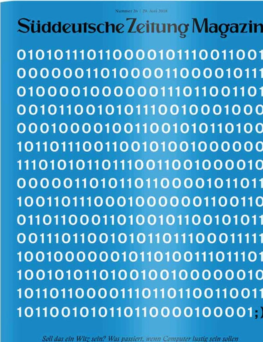 Süddeutsche Zeitung Magazin Deutschland 2018-26 Binärcode KI-Humor Digitale Kultur