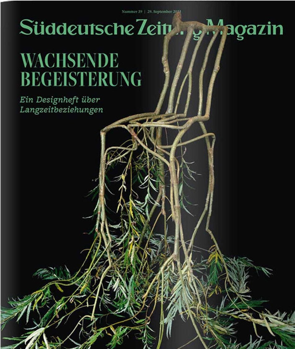 Süddeutsche Zeitung Magazin Deutschland 2023-39 Möbeldesign Organisches Design Nachhaltigkeit