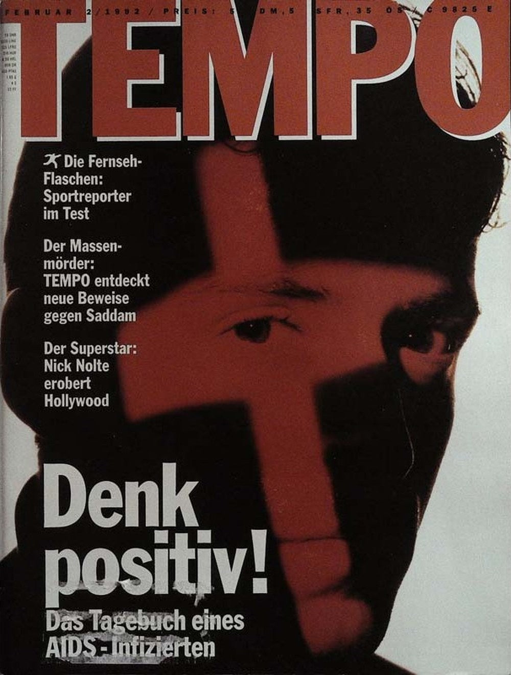 Tempo Magazin Deutschland 1992-02 Nick Nolte Saddam Hussein