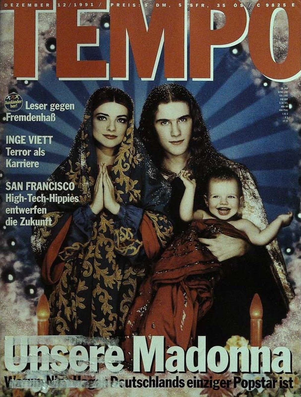 Tempo Magazin Deutschland 1991-12 Nena Inge Viett