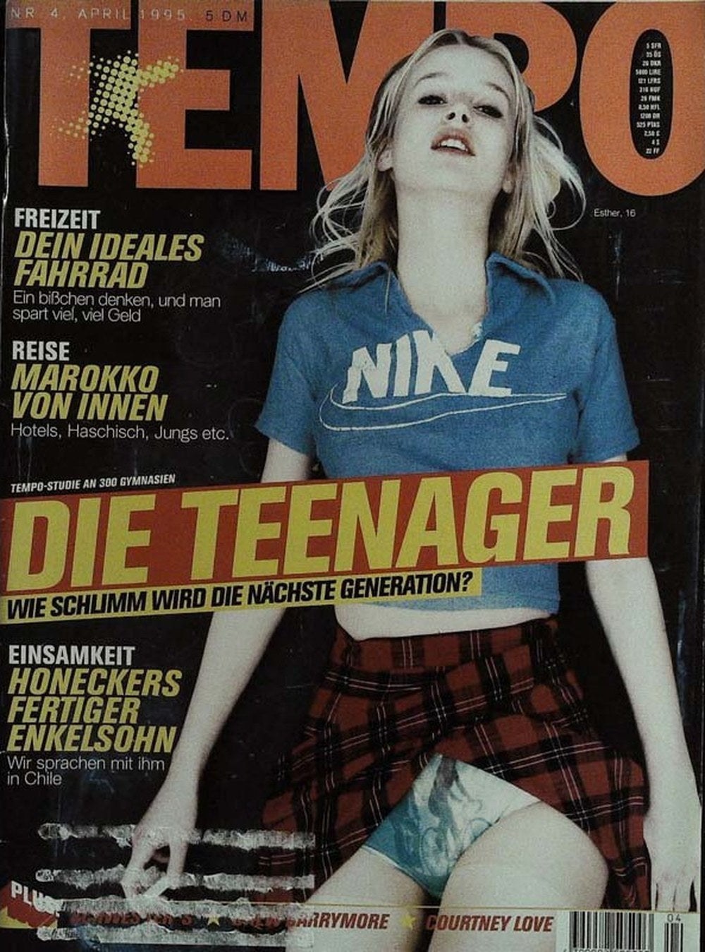 Tempo Magazin Deutschland 1995-04 Esther Courtney Love