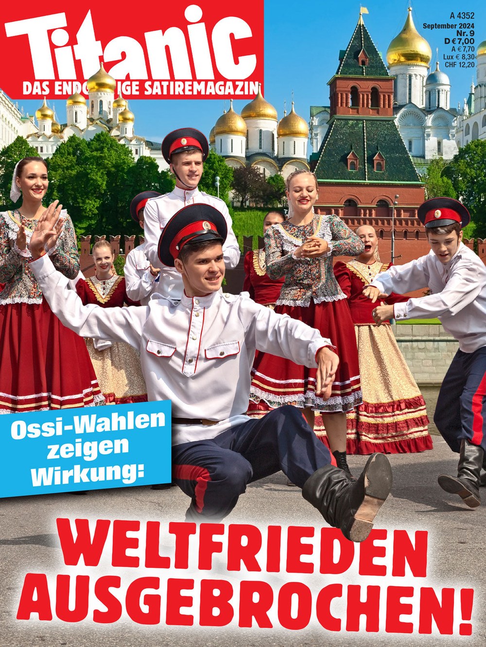 Titanic Magazin Deutschland 2024-09 Ossi-Wahlen Weltfrieden Russland