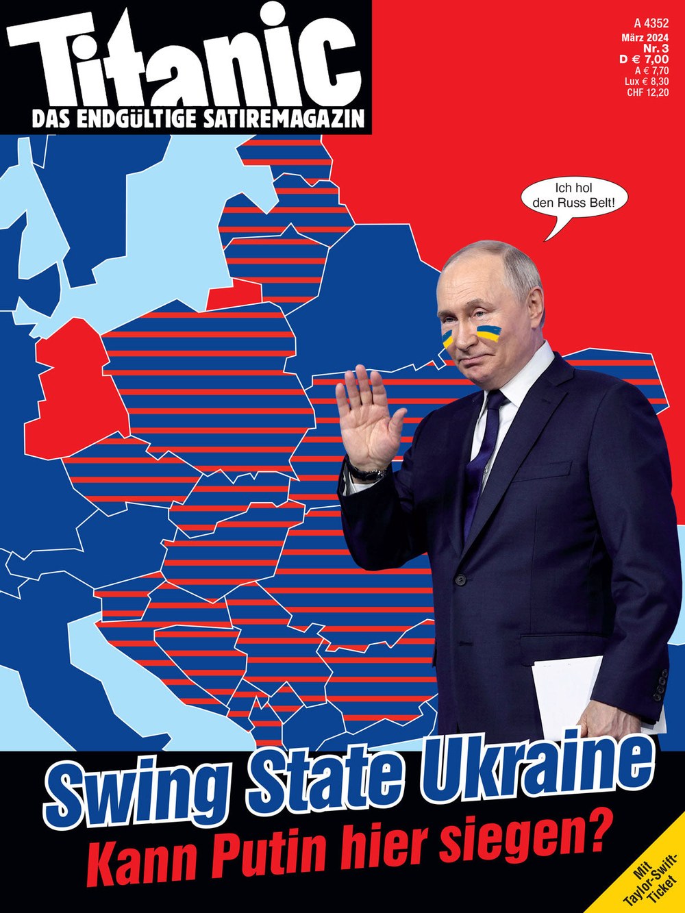 Titanic Magazin Deutschland 2024-03 Vladimir Putin Taylor Swift