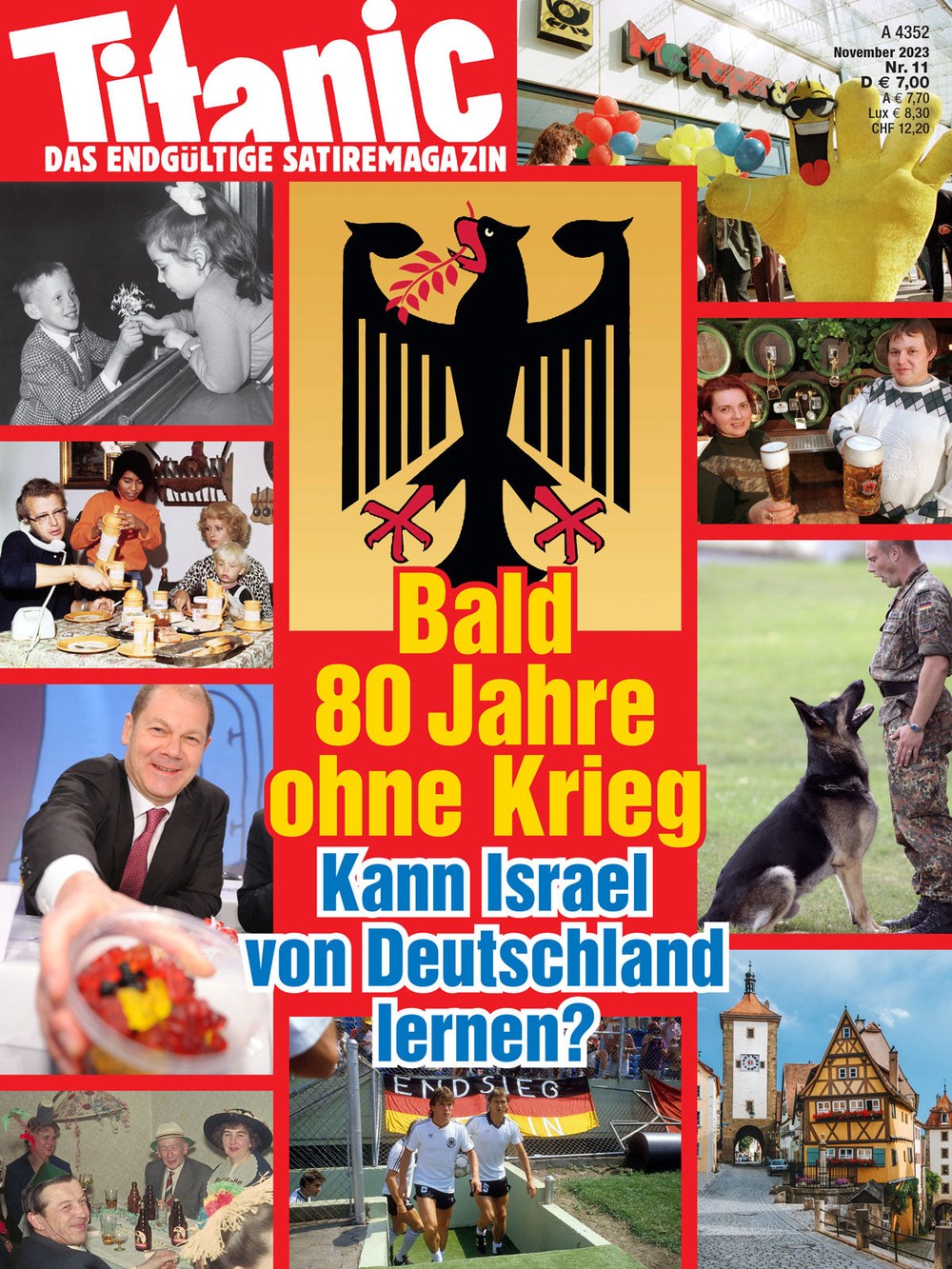 Titanic Magazin Deutschland 2023-11 Olaf Scholz