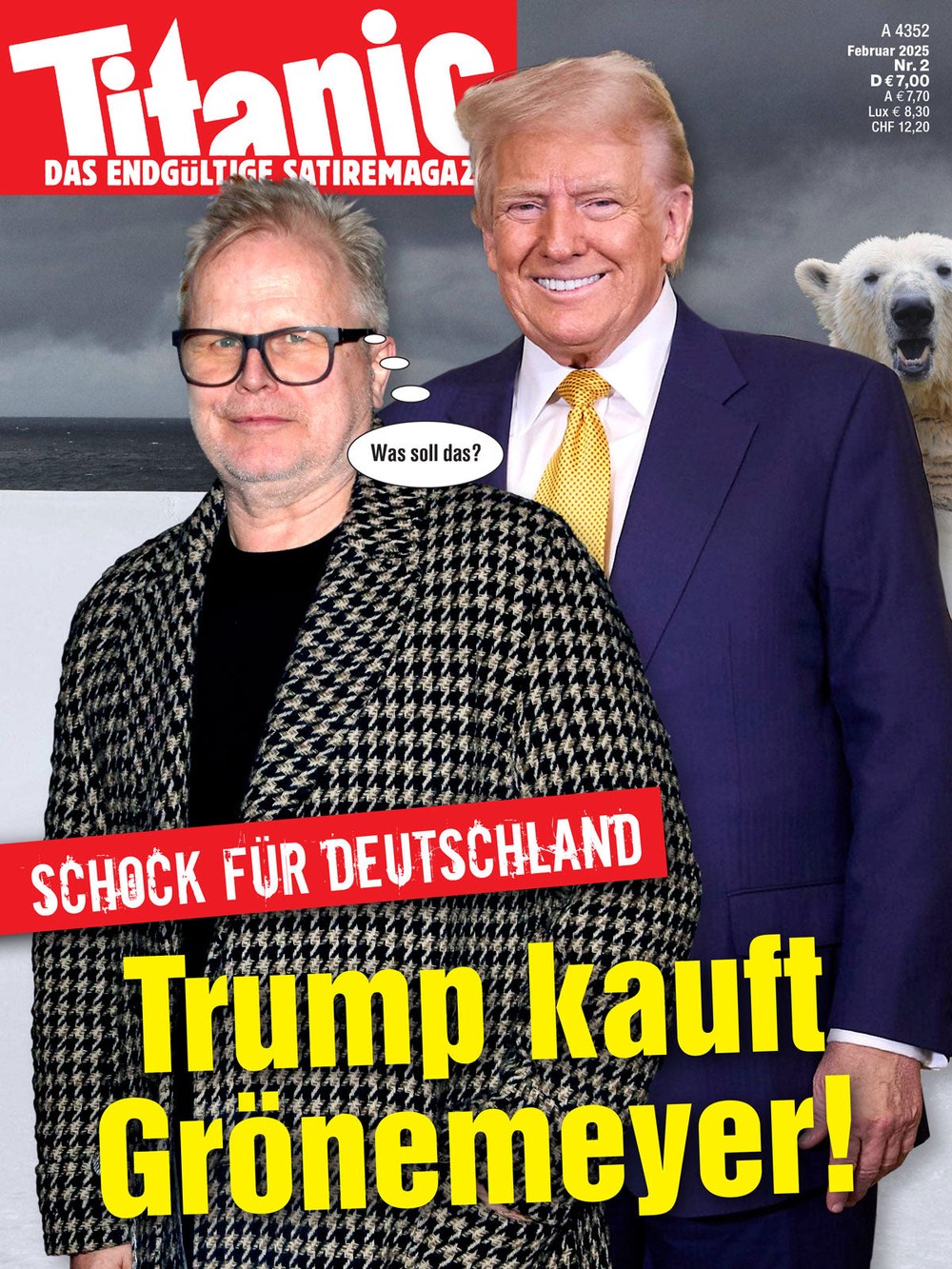 Titanic Magazin Deutschland 2025-02 Herbert Grönemeyer Donald Trump