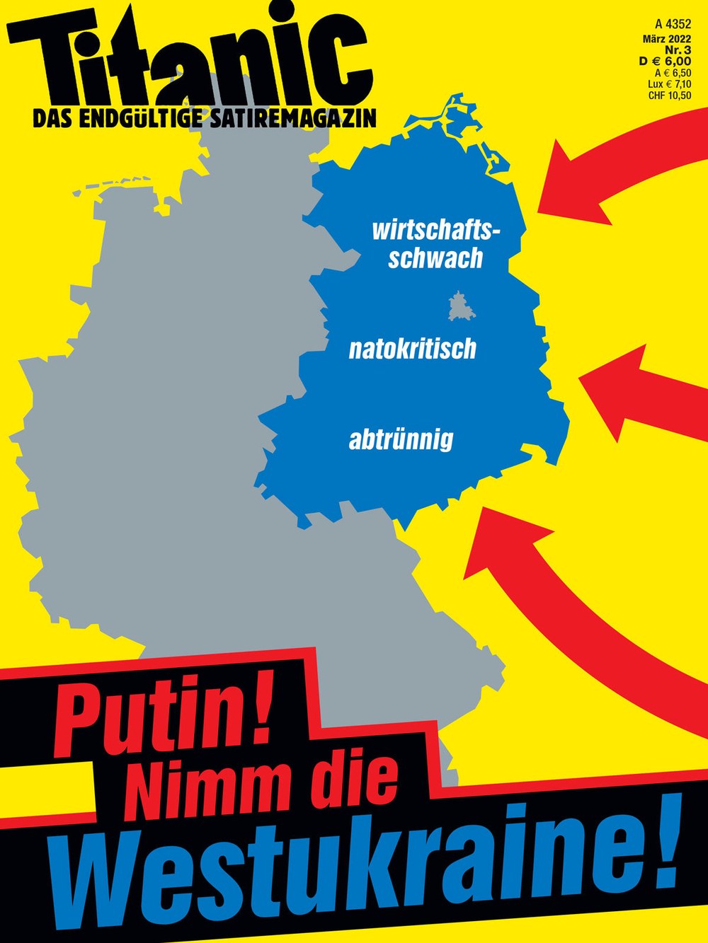 Titanic Magazin Deutschland 2022-03 Vladimir Putin
