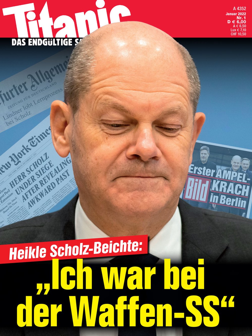 Titanic Magazin Deutschland 2022-01 Olaf Scholz Christian Lindner