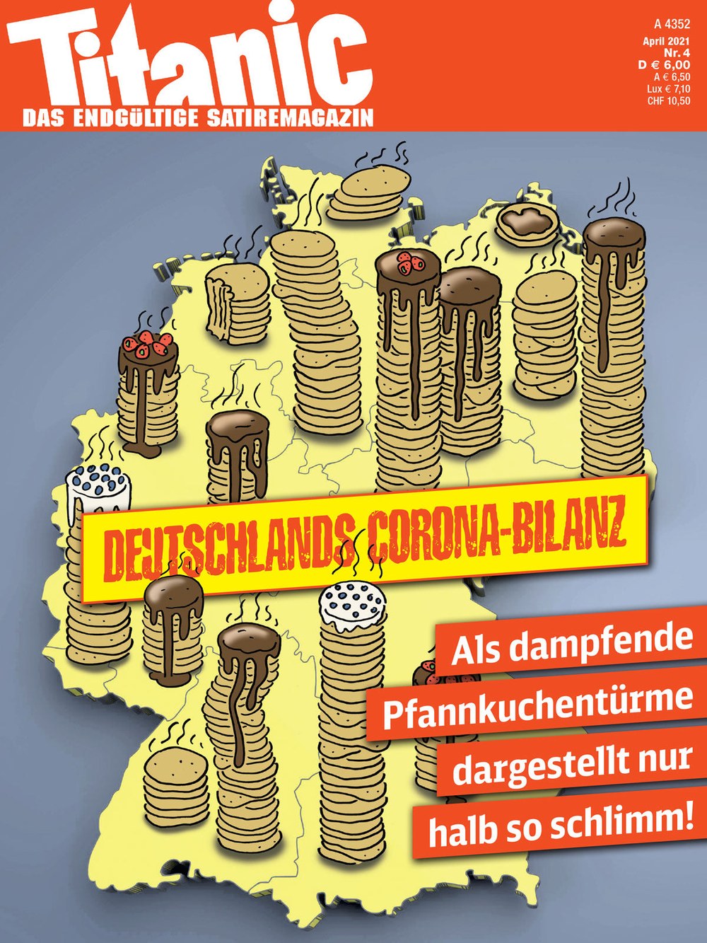 Titanic Magazin Deutschland 2021-04 Corona-Pandemie Deutschland Pfannkuchen