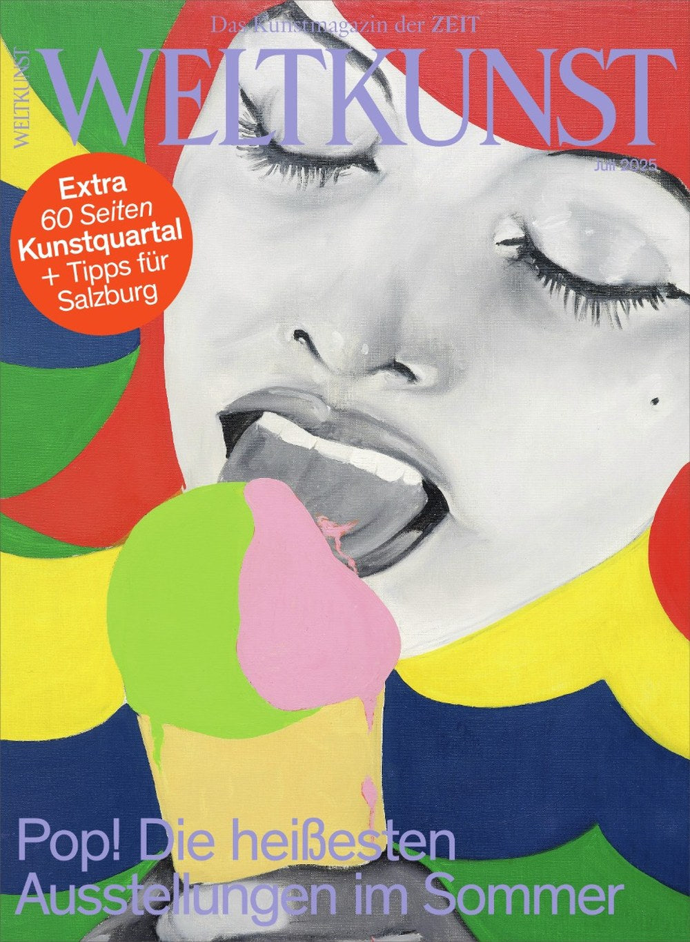 Weltkunst Magazin Deutschland 2025-243 Pop Art Sommerausstellungen Kunstquartal
