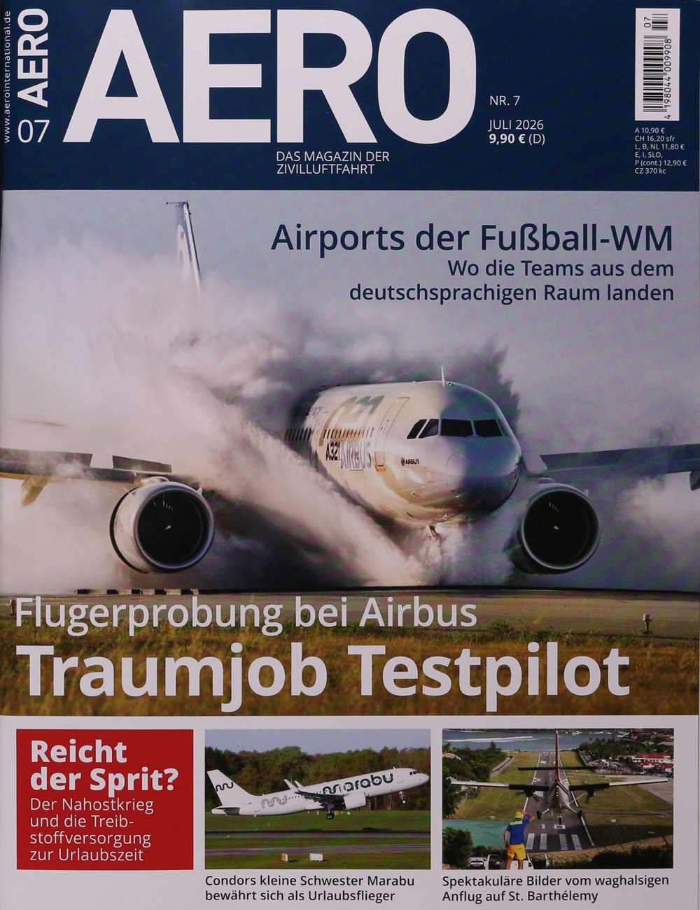 Aero International Magazin Deutschland 2026-07 Airbus Marabu Condor