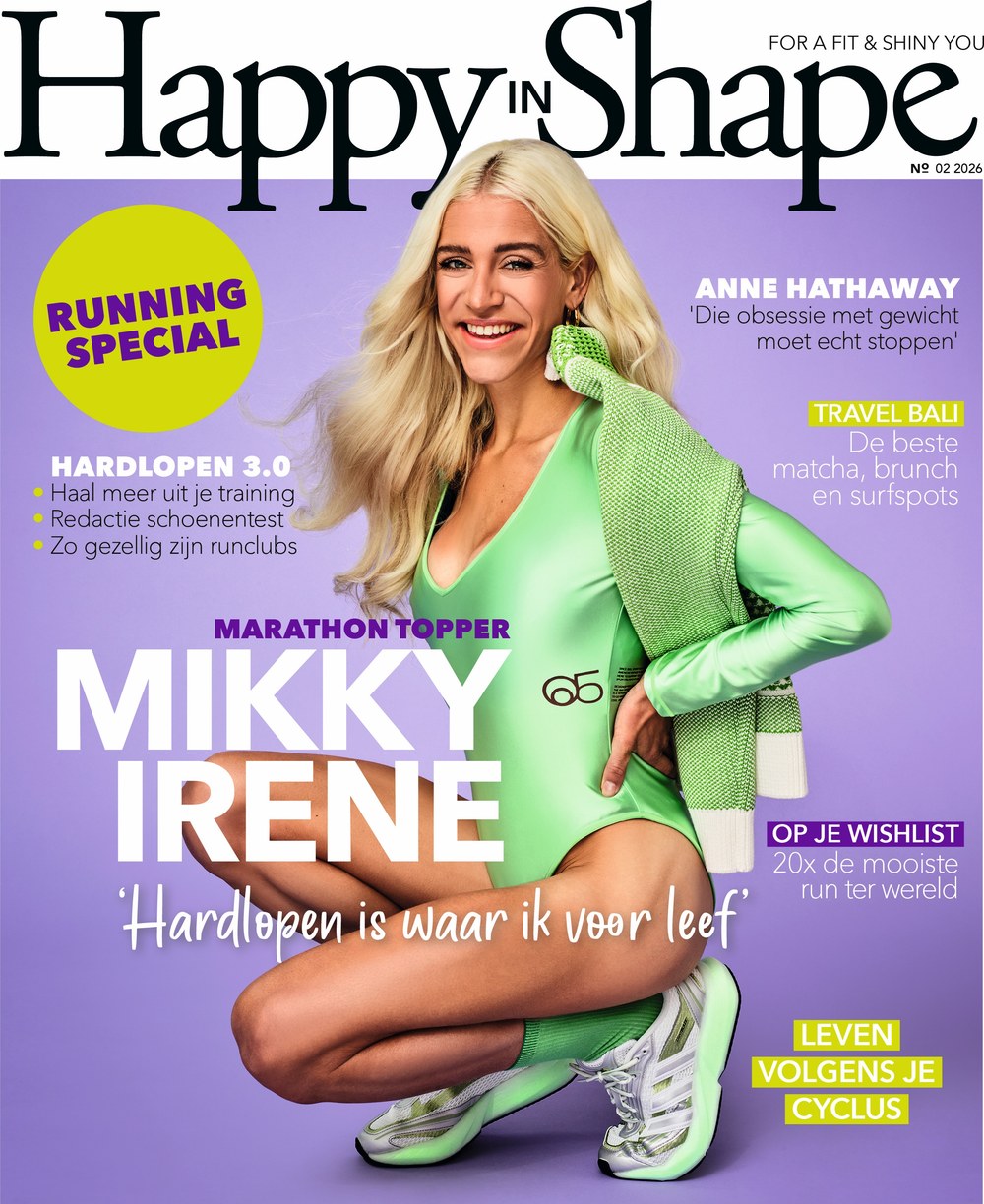 Happy In Shape Magazin Niederlande 2026-02 Mikky Irene Anne Hathaway