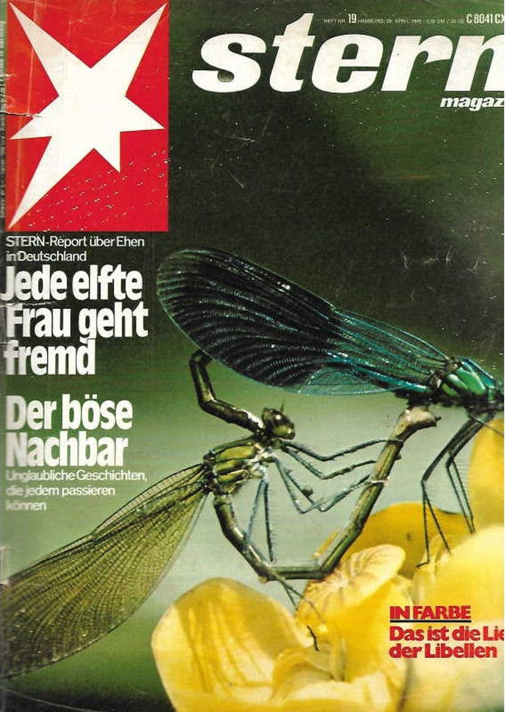 Stern Magazin Deutschland 1976-19 Ehebericht Deutschland Libellen Insekten