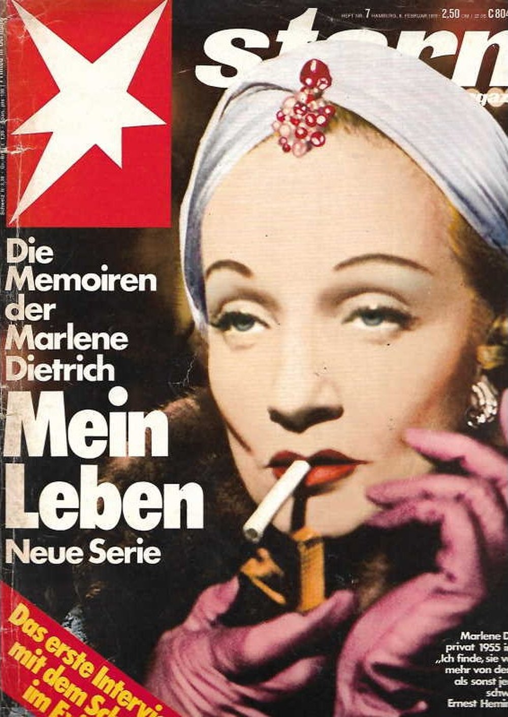 Stern Magazin Deutschland 1979-07 Marlene Dietrich Ernest Hemingway