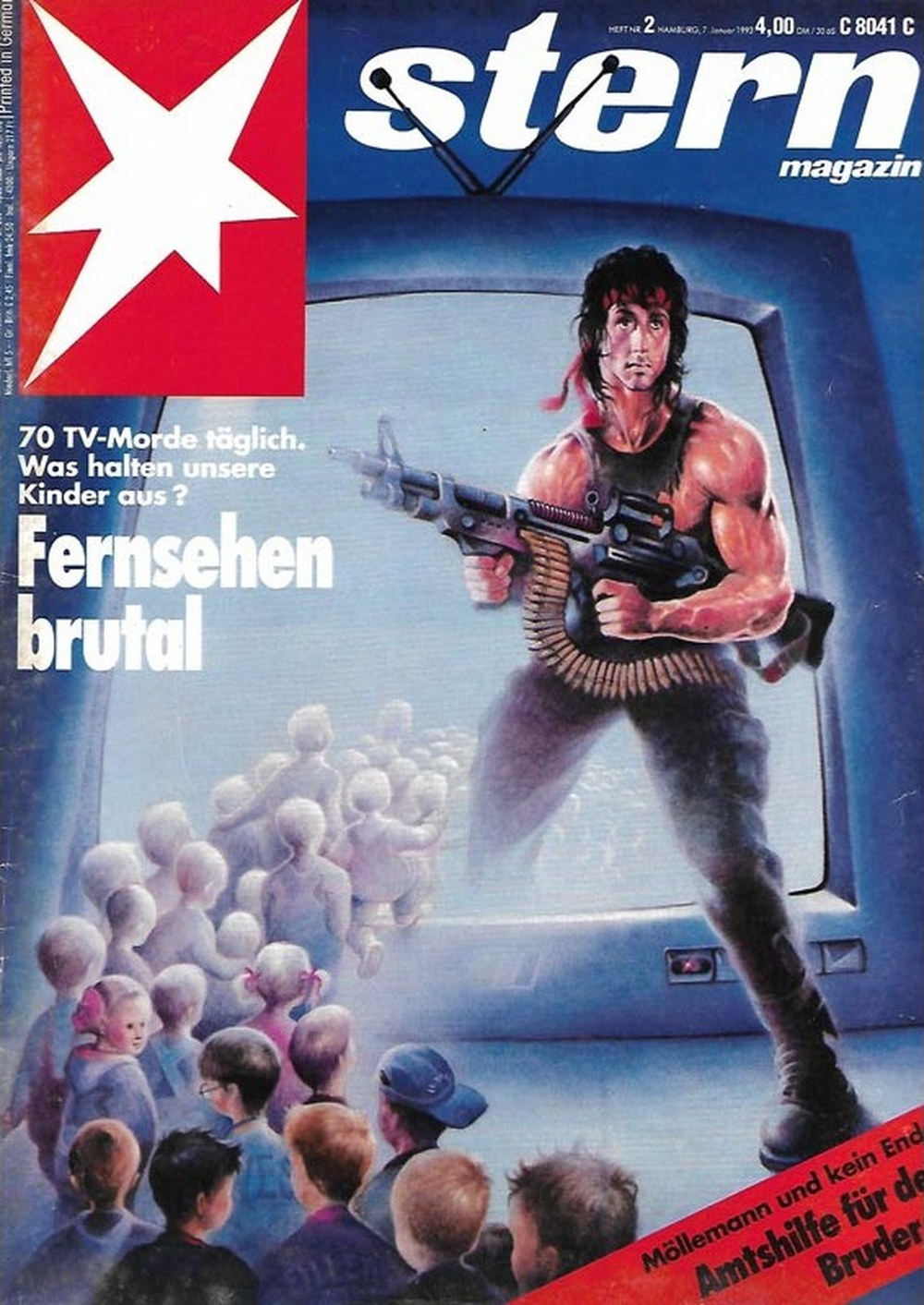 Stern Magazin Deutschland 1993-02 Sylvester Stallone Jürgen Möllemann
