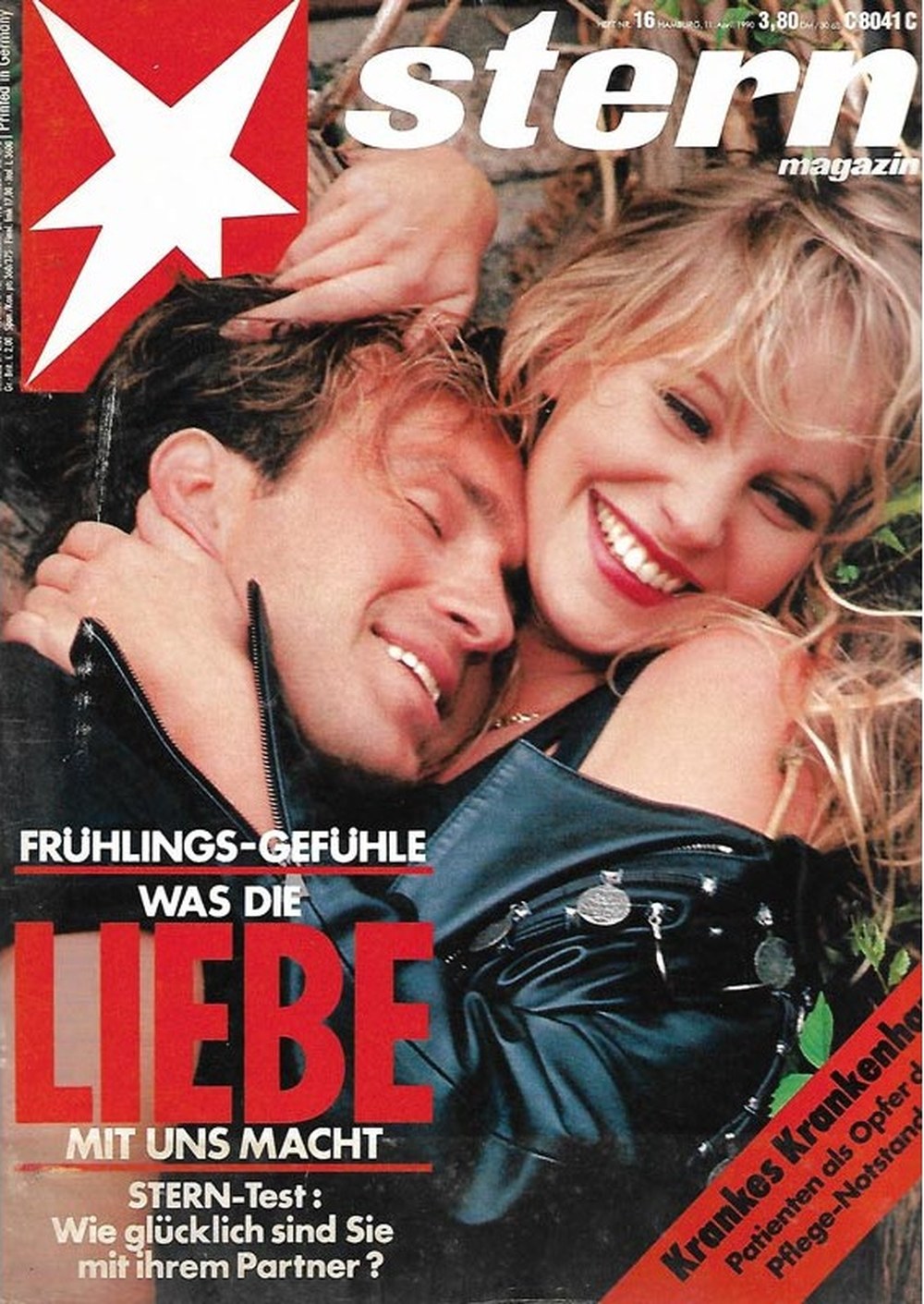 Stern Magazin Deutschland 1990-16 Frühlingsgefühle Liebe Und Beziehungen Krankenhauskrise