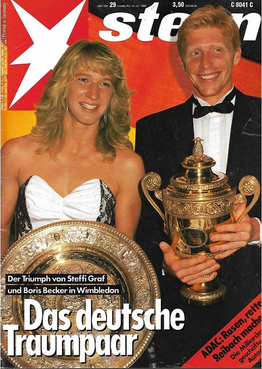 Stern Magazin Deutschland 1989-29 Steffi Graf Boris Becker