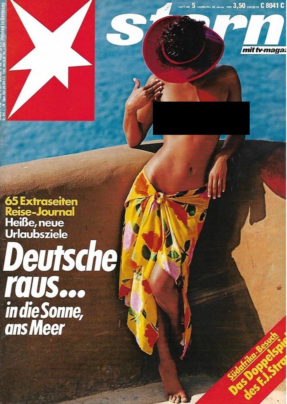 Stern Magazin Deutschland 1988-05 Franz Josef Strauß