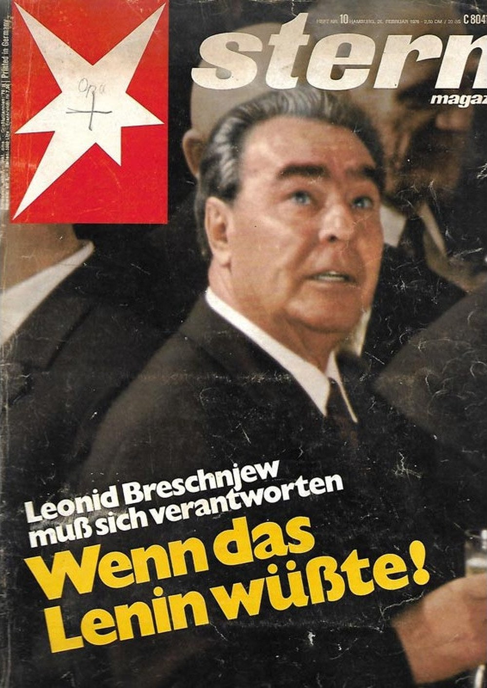 Stern Magazin Deutschland 1976-10 Leonid Brezhnev