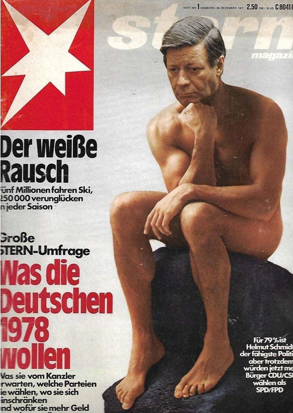 Stern Magazin Deutschland 1977-01 Helmut Schmidt