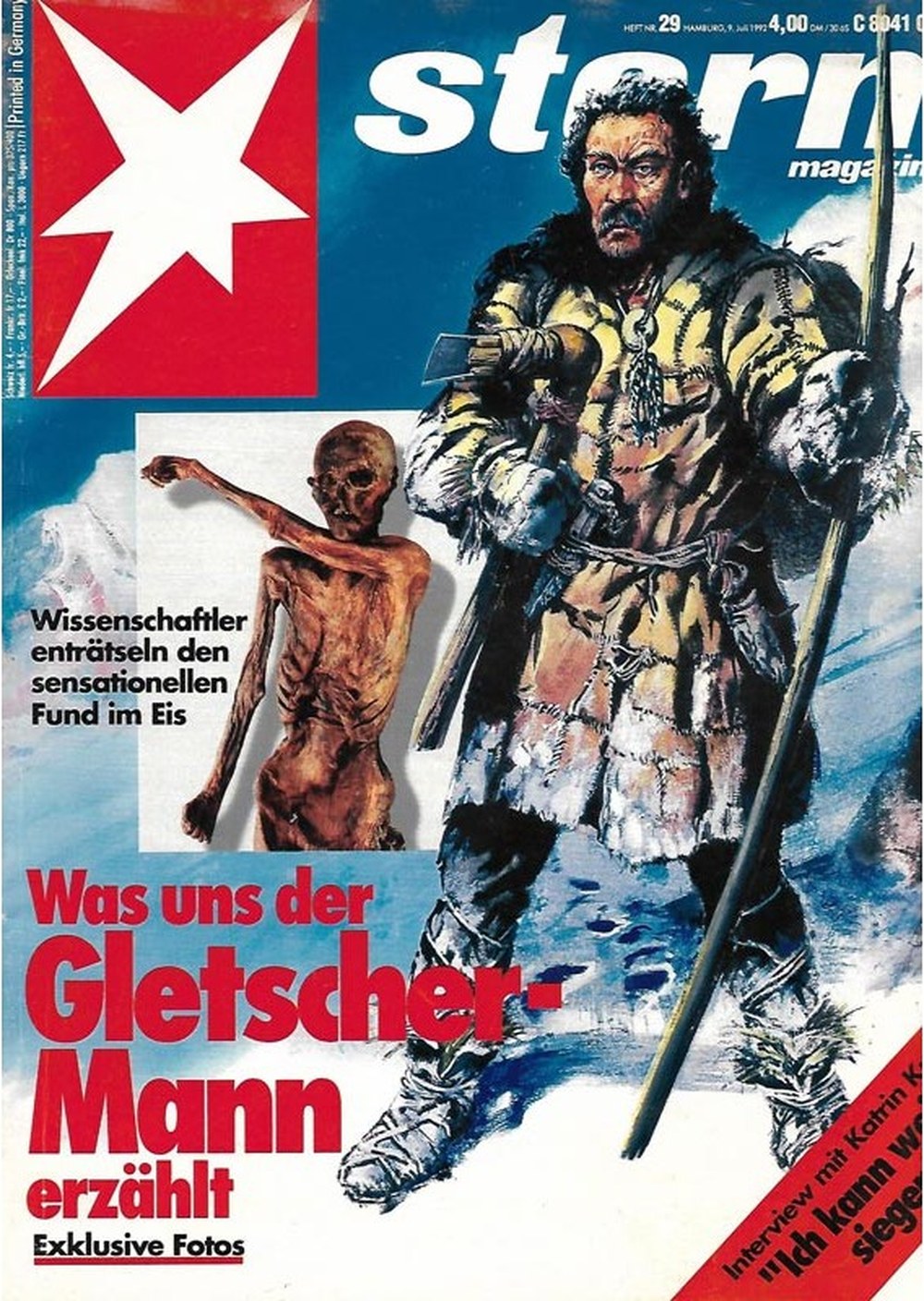 Stern Magazin Deutschland 1992-29 Ötzi