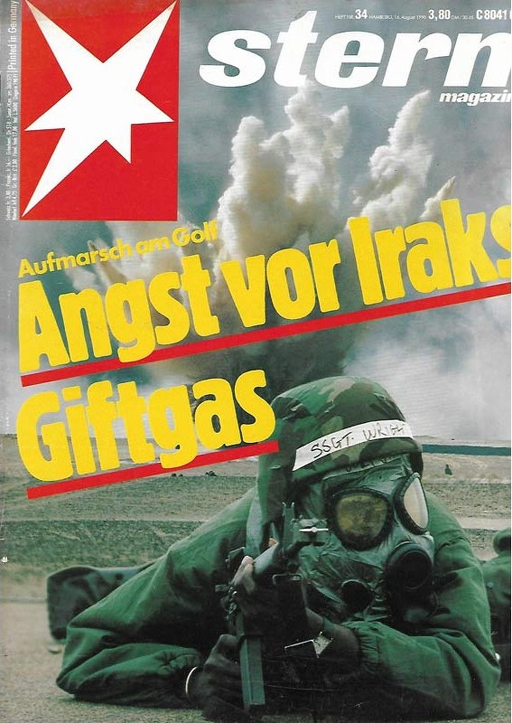 Stern Magazin Deutschland 2006-34 Golfkrieg Irak Chemiewaffen