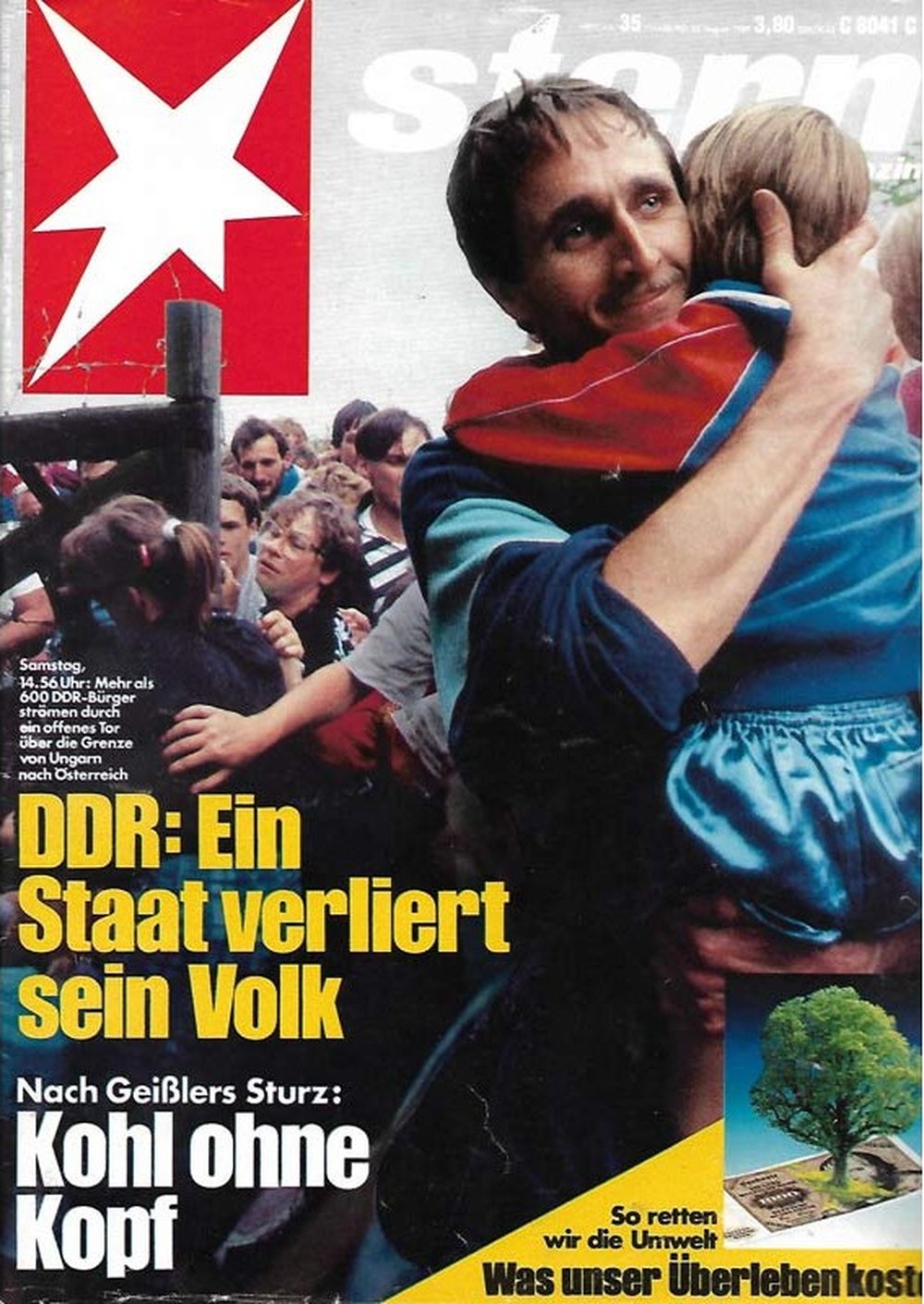 Stern Magazin Deutschland 1989-35 Helmut Kohl Heiner Geißler