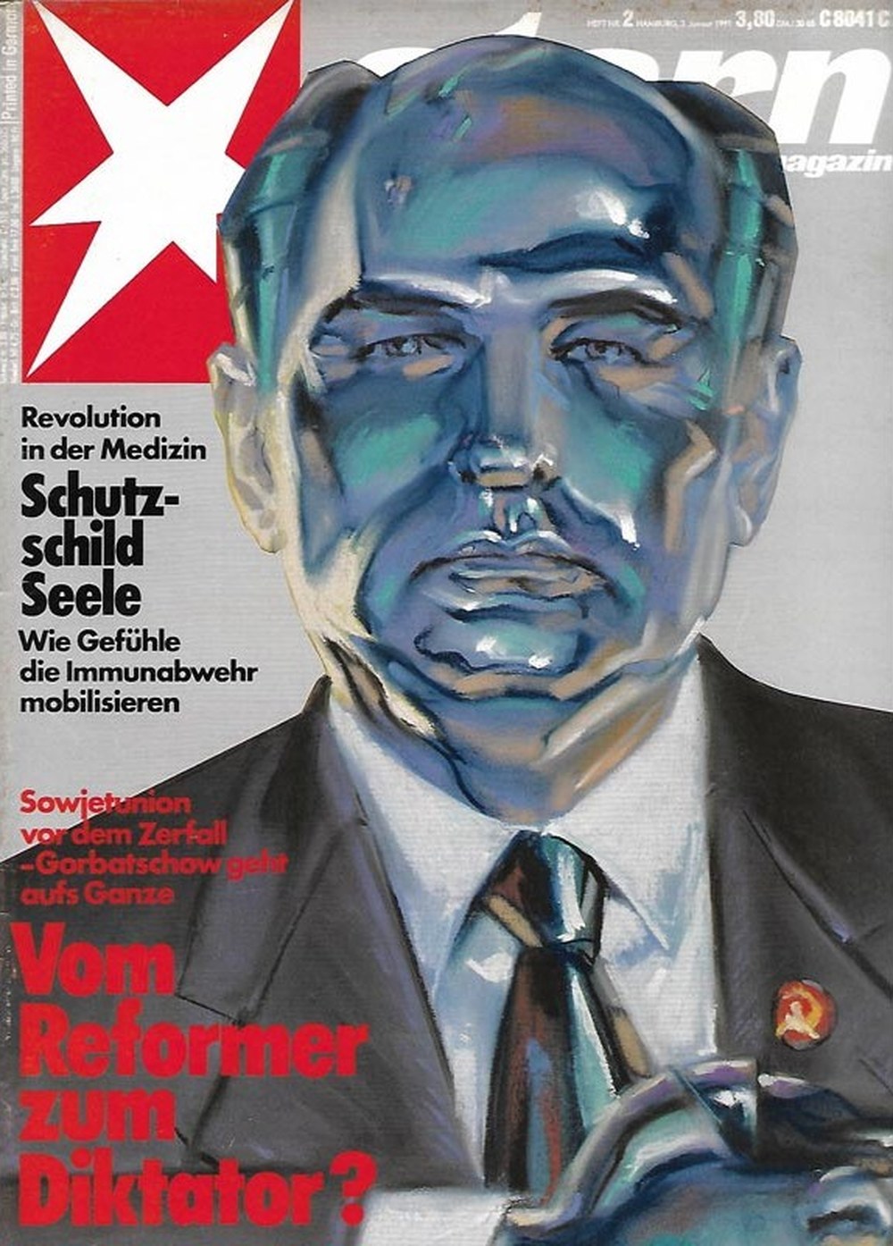 Stern Magazin Deutschland 1991-02 Mikhail Gorbachev
