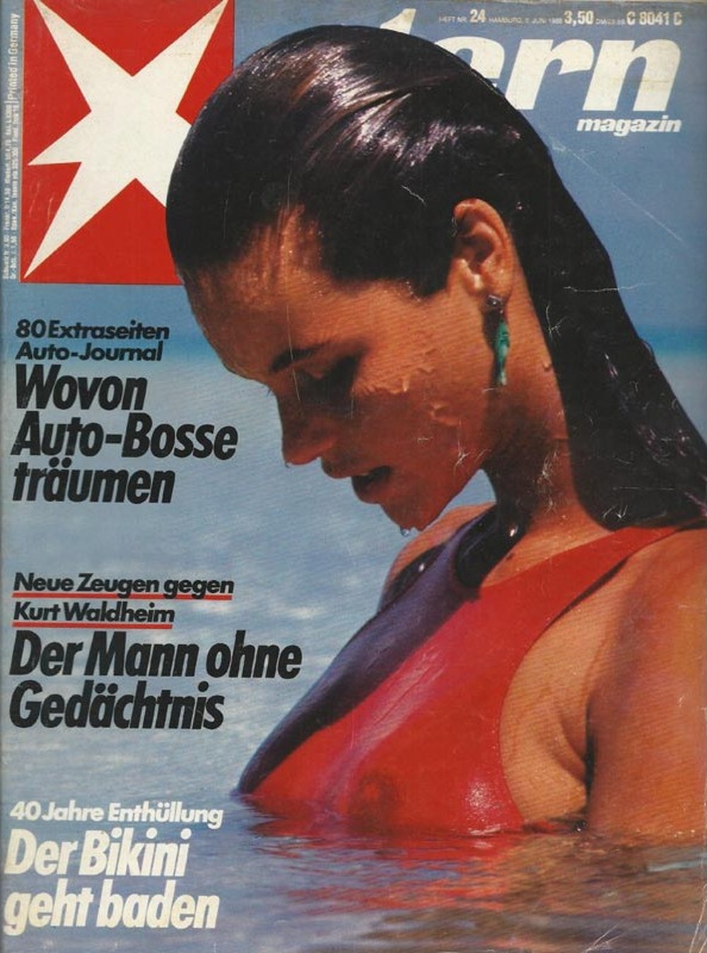 Stern Magazin Deutschland 1986-24 Kurt Waldheim