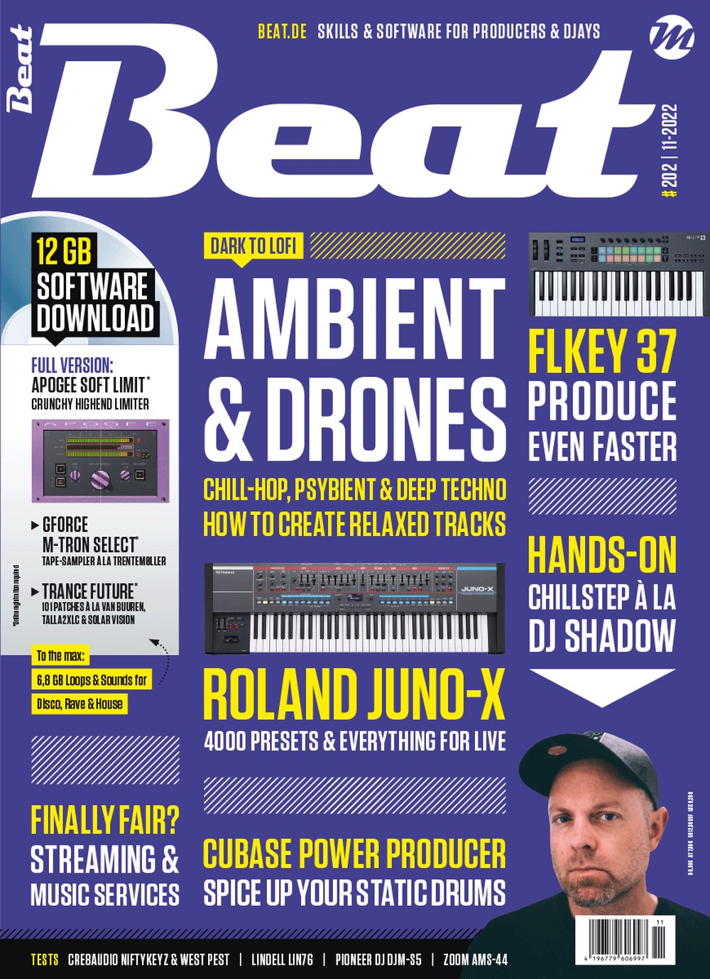 Beat English Magazin Deutschland 2022-11 DJ Shadow Trentemøller Armin Van Buuren Tallaxic Solar Vision