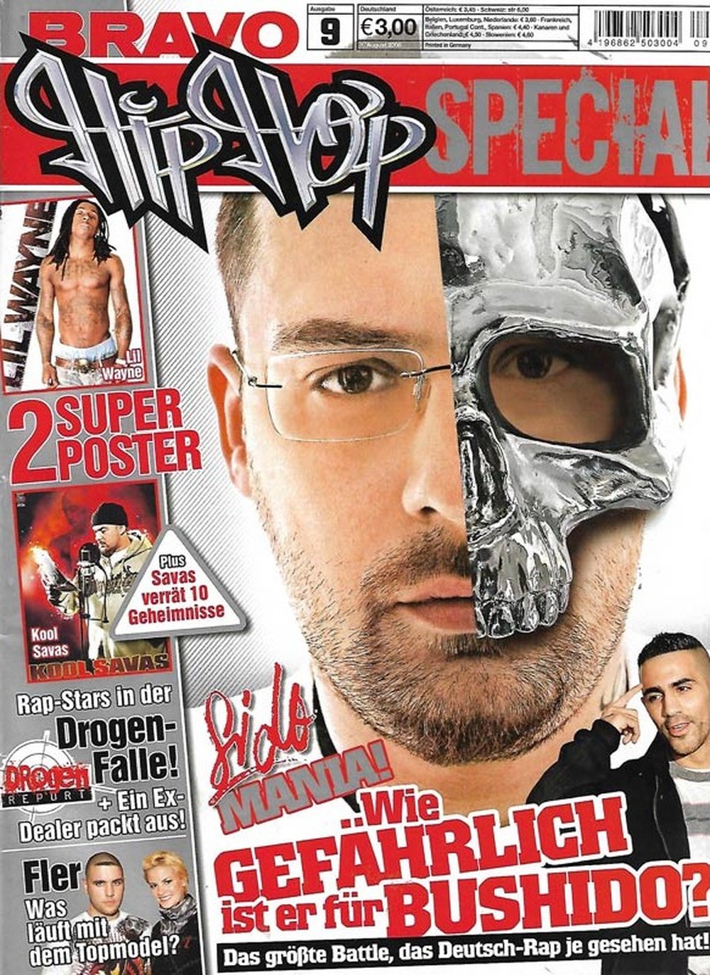 Bravo Hip Hop Magazin Deutschland 2009-09 Sido Bushido Lil Wayne Kool Savas Fler