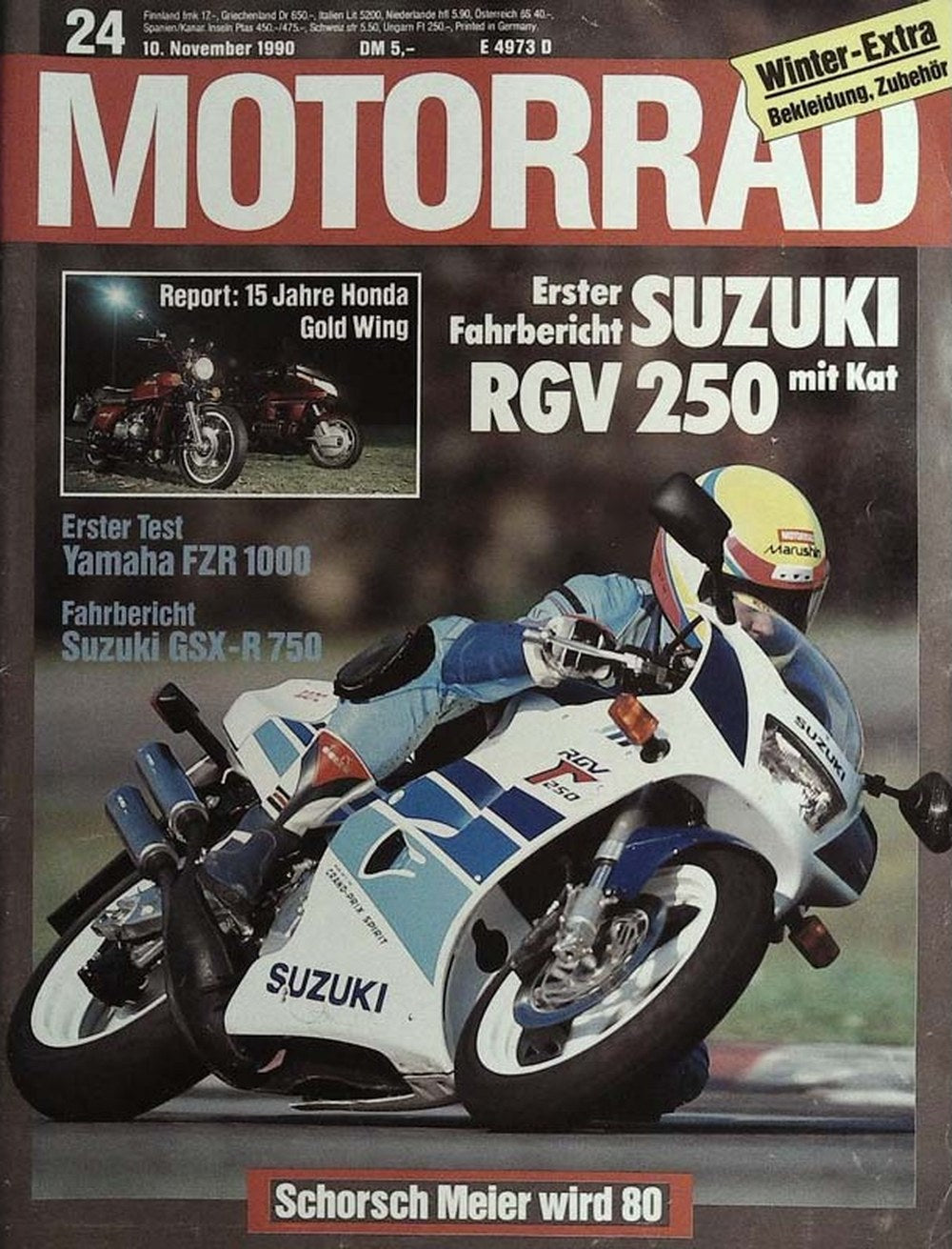Motorrad Magazin Deutschland 1990-24 Schorsch Meier