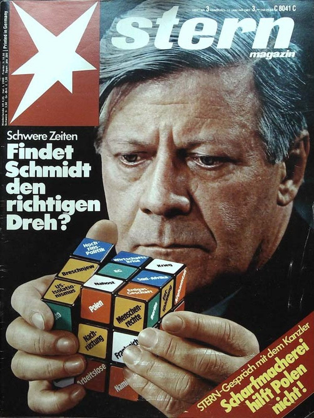 Stern Magazin Deutschland 1982-03 Helmut Schmidt