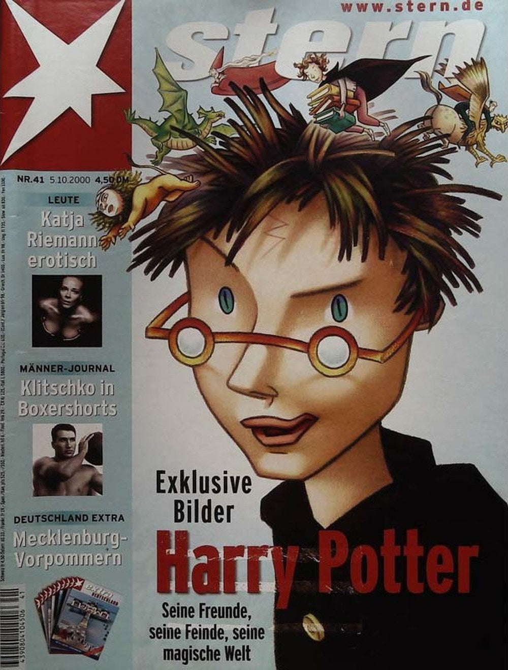 Stern Magazin Deutschland 2000-41 Harry Potter Katja Riemann Klitschko