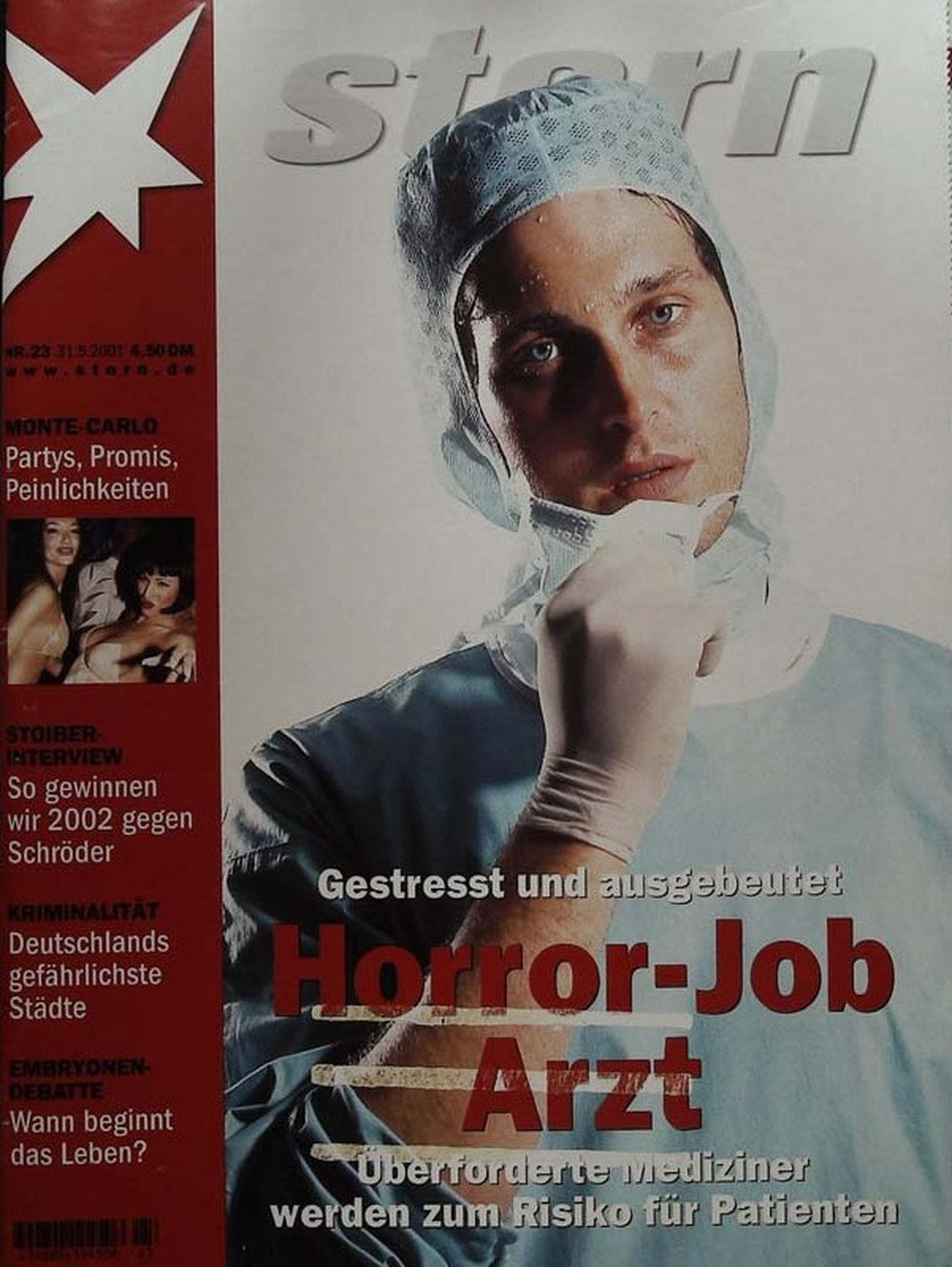 Stern Magazin Deutschland 2001-23 Edmund Stoiber