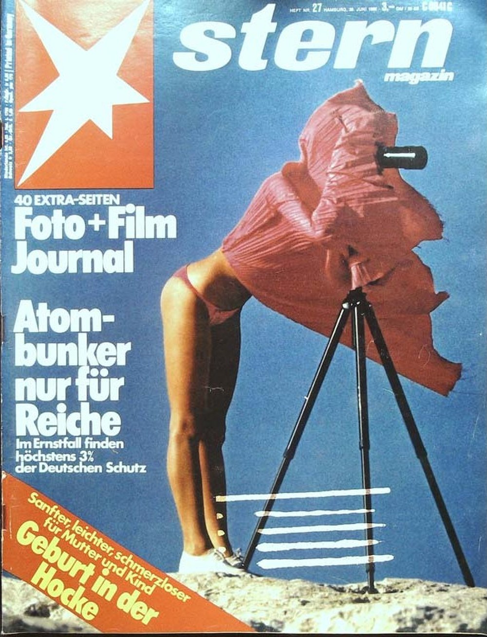 Stern Magazin Deutschland 1980-27 Fotografie Atombunker Vermögensungleichheit