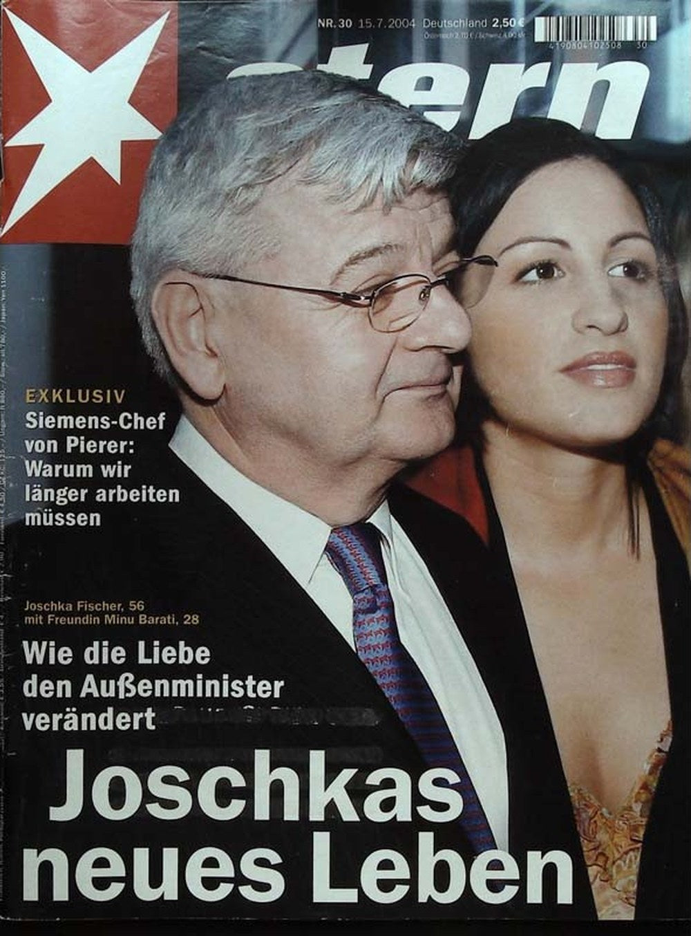 Stern Magazin Deutschland 2004-30 Joschka Fischer Minu Barati Heinrich Von Pierer