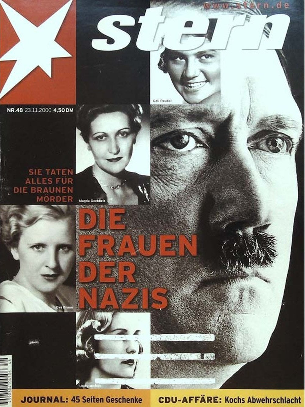 Stern Magazin Deutschland 2000-48 Adolf Hitler Eva Braun Magda Goebbels Geli Raubal Unity Mitford