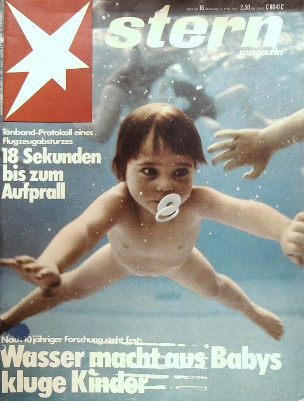 Stern Magazin Deutschland 1979-16 Babyschwimmen Frühkindliche Entwicklung Flugzeugabsturz