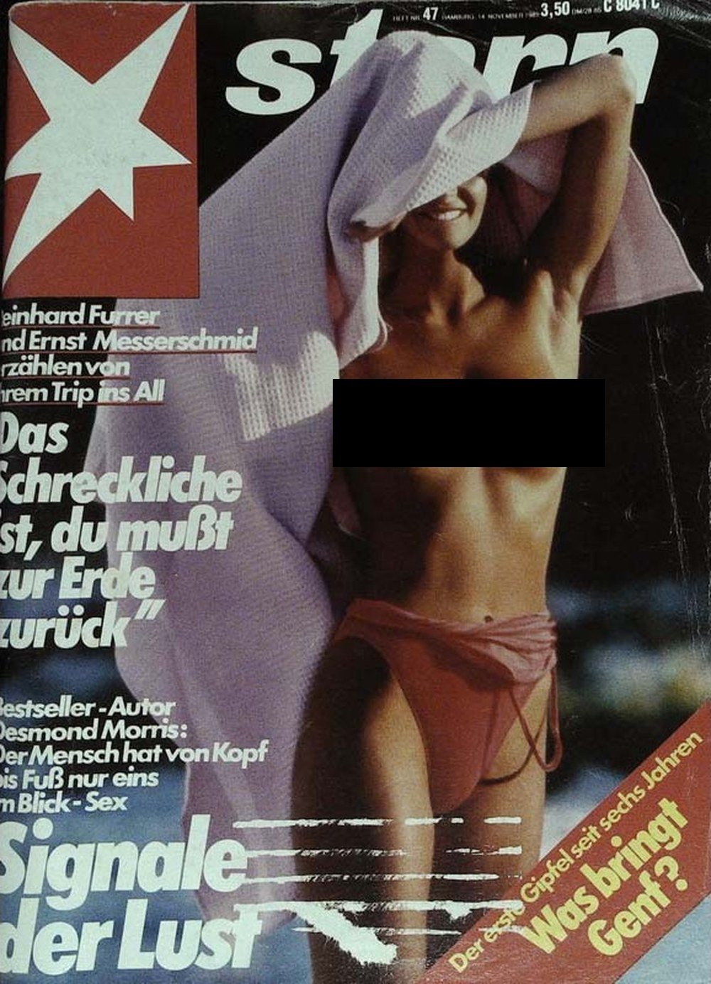 Stern Magazin Deutschland 1985-47 Reinhard Furrer Ernst Messerschmid Desmond Morris