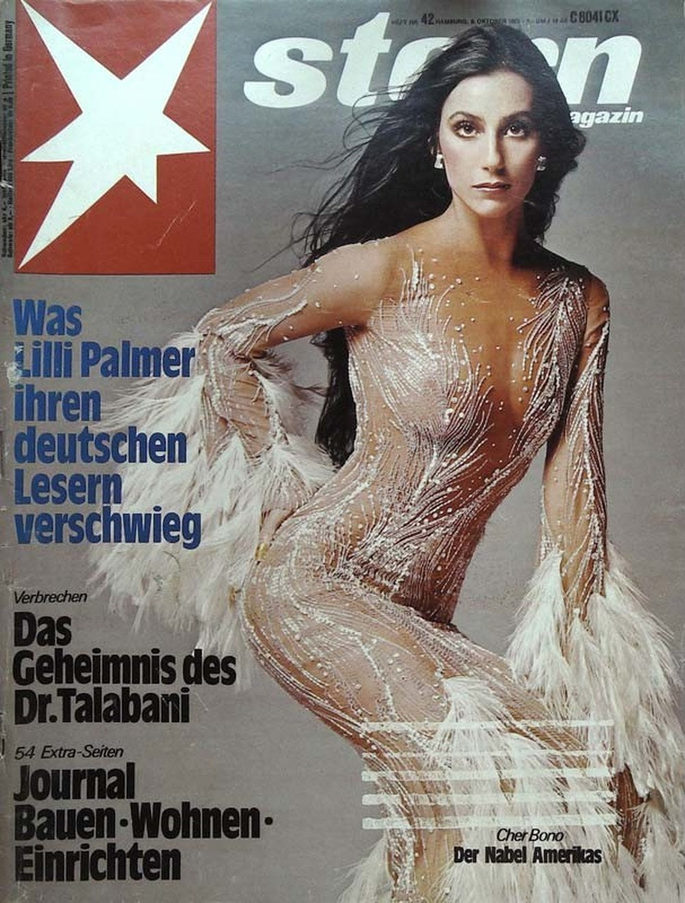 Stern Magazin Deutschland 1975-42 Cher Lilli Palmer Jalal Talabani