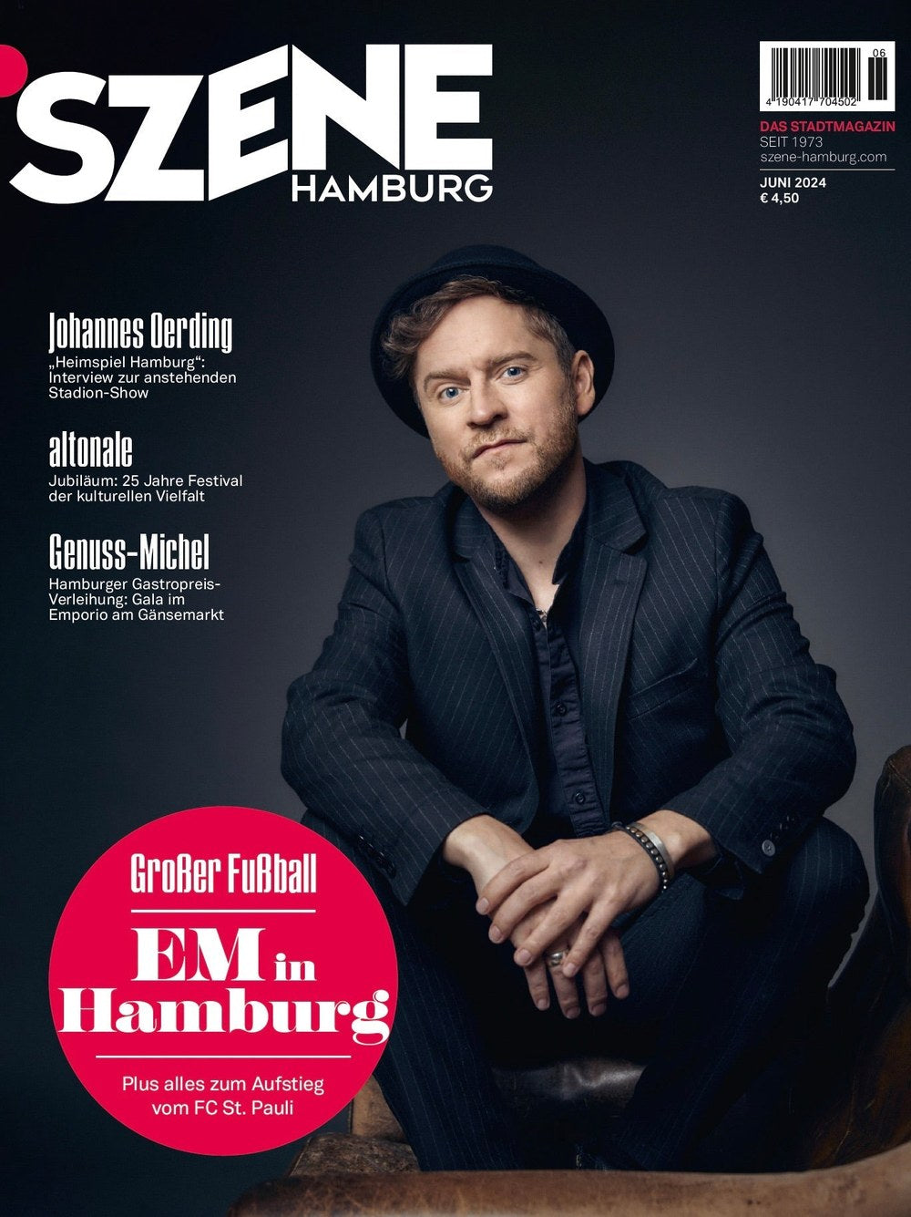 Szene Magazin Deutschland 2024-06 Johannes Oerding FC St. Pauli