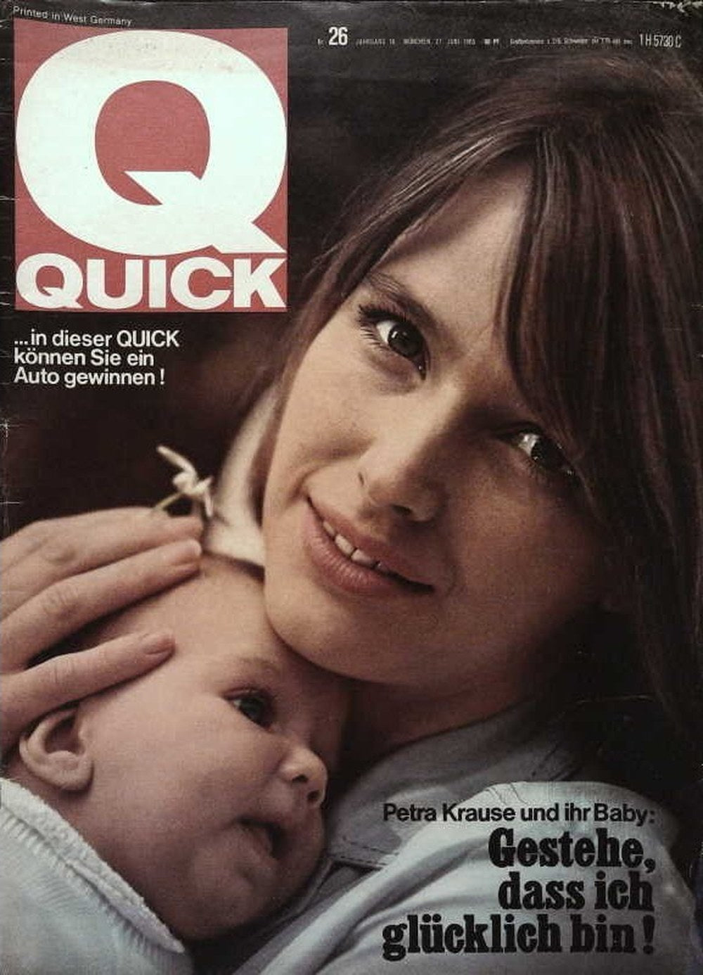 Quick Magazin Deutschland 1965-26 Petra Krause